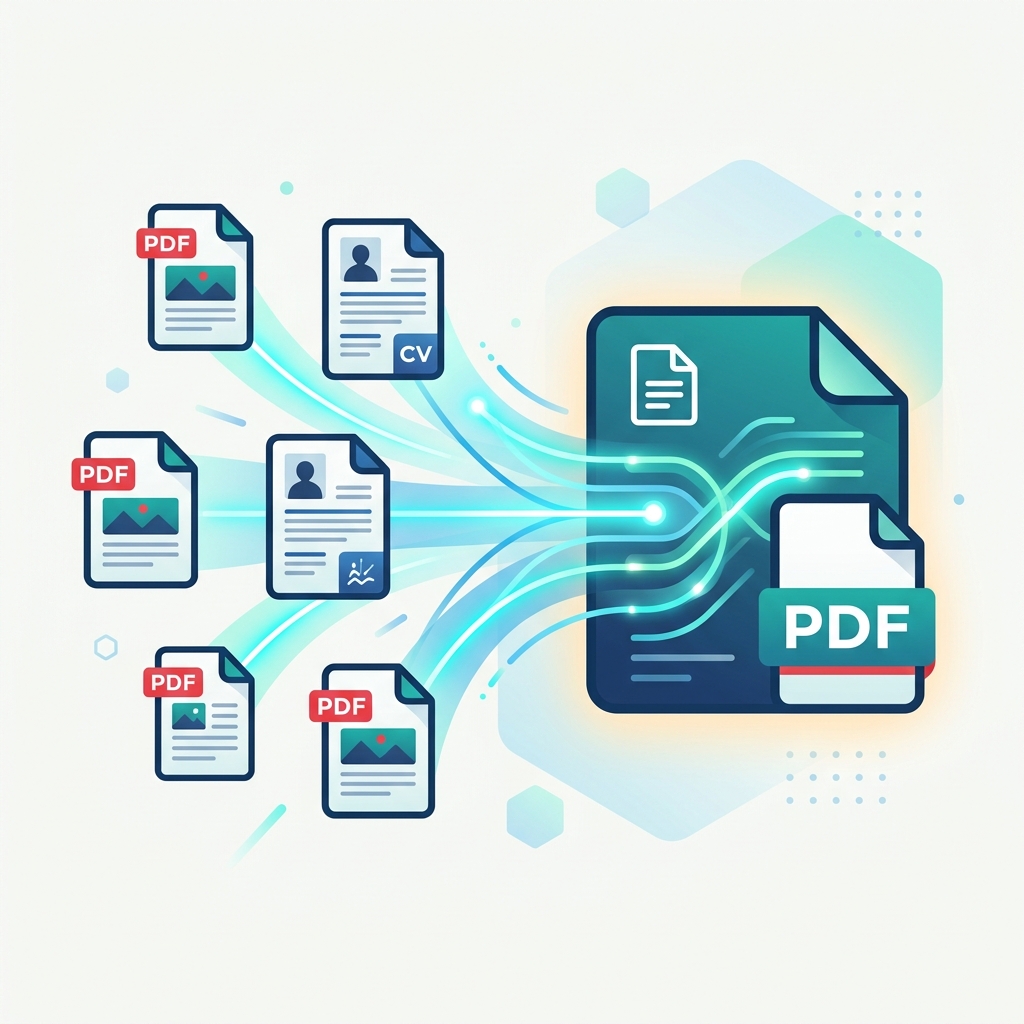 كيفية دمج أكثر من ملف PDF في ملف واحد للتقديم على الوظائف